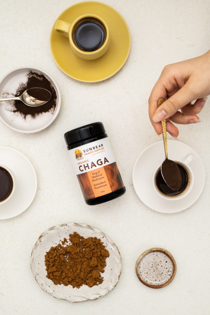 Sunbear Health Supplies - Organic Chaga Extract (11:1 Ratio) x 3