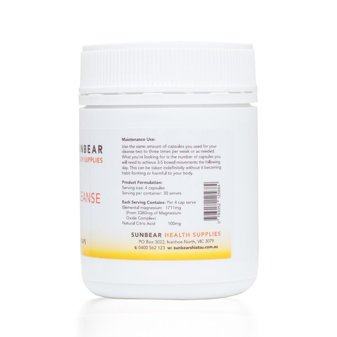 Sunbear Health Supplies - OxyMag Powder x 3 - 120 Capsules