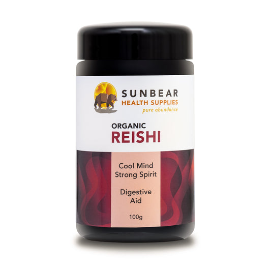 Sunbear Health Premium Organic Reishi Extract (16:1 Ratio) - 100g