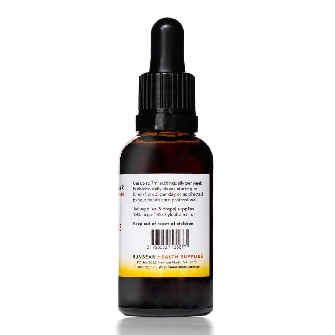 Sunbear Health Supplies - Activated B12 drops –  25ml