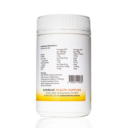 Sunbear Health Supplies - Mag Extra Powder 150g - 30 serves
