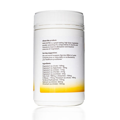 Sunbear Health Supplies - Mag Extra Powder 150g - 30 serves