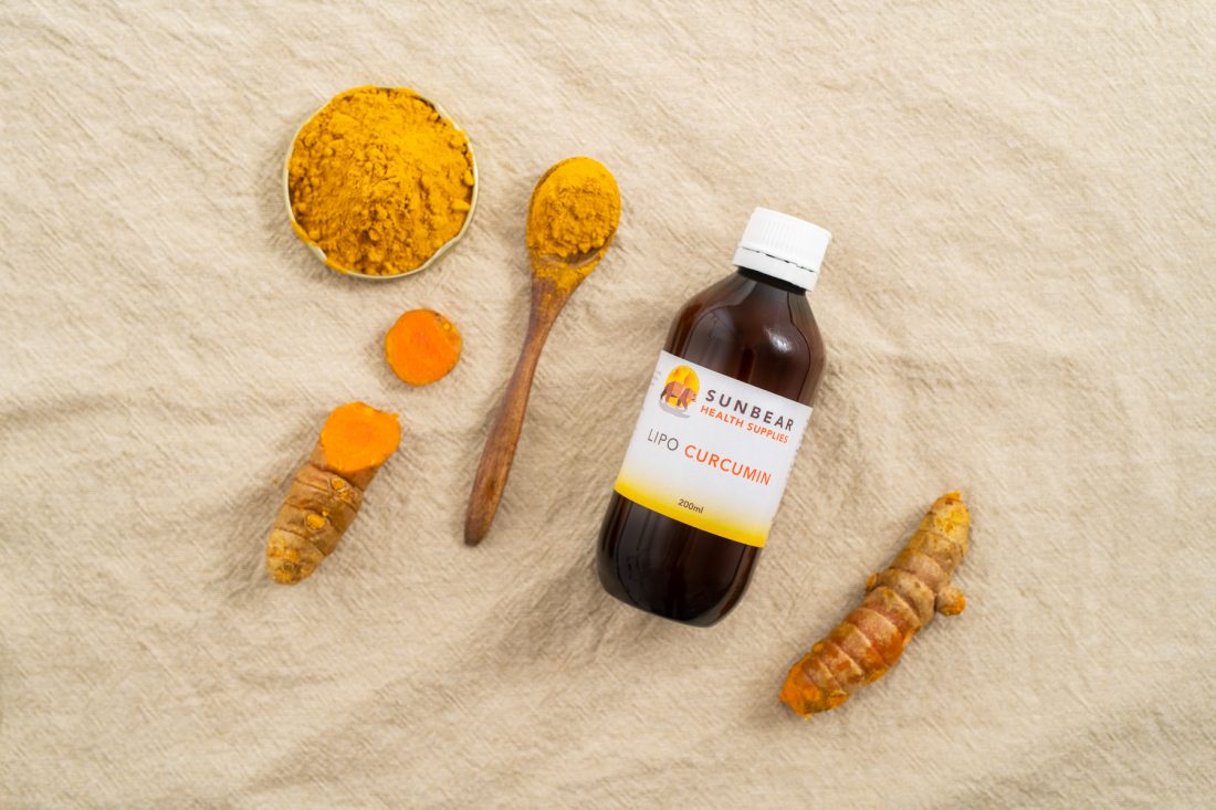 Liposomal PEA  200ml + Liposomal Curcumin 200ml-Sunbear Health