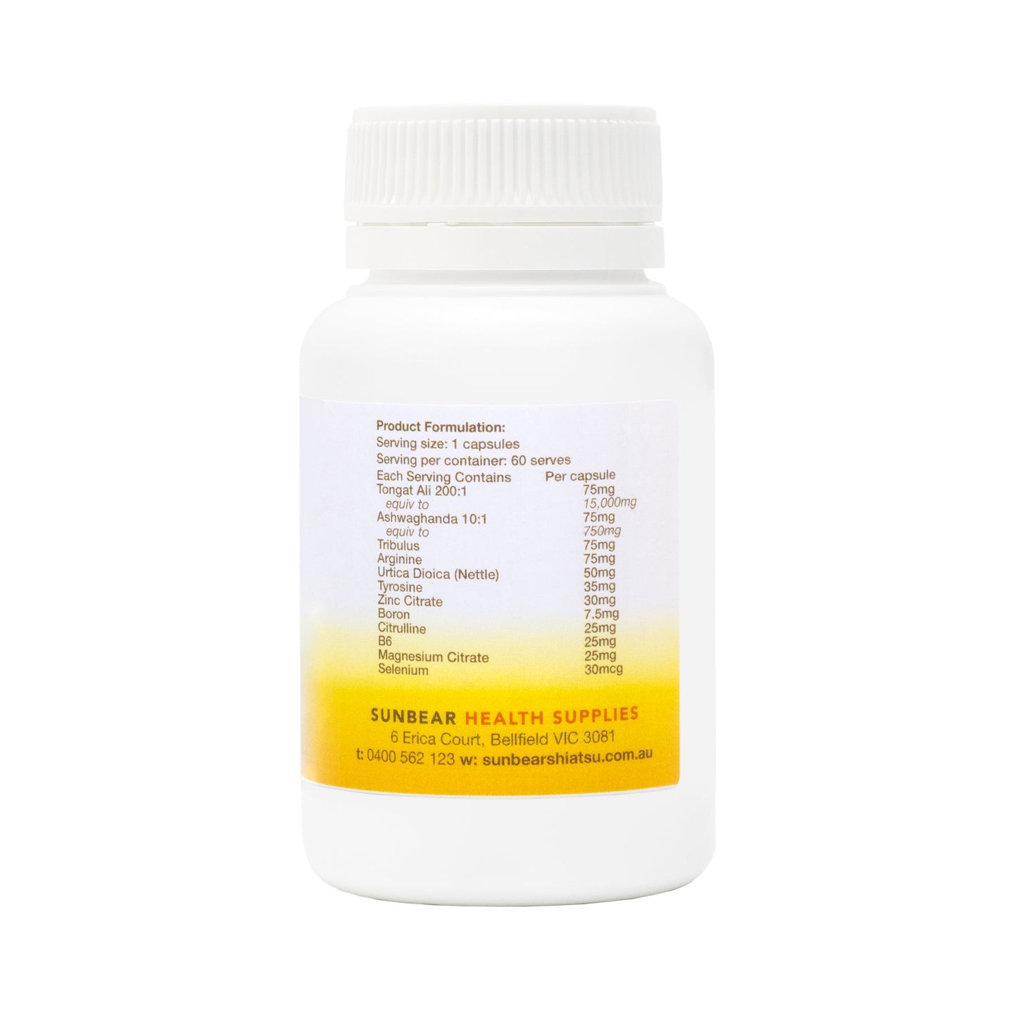 Sunbear Health Supplies - Andro ReGen