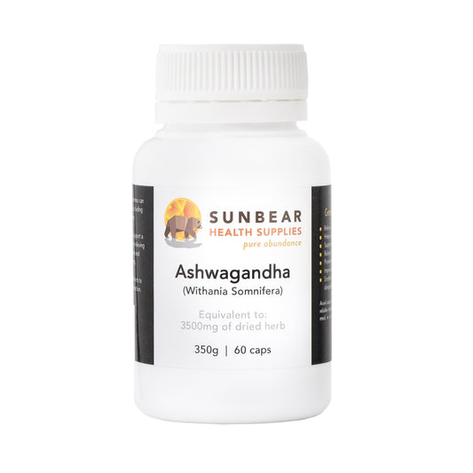 Sunbear Health Supplies - Ashwagandha (60 Caps) 3000Mg