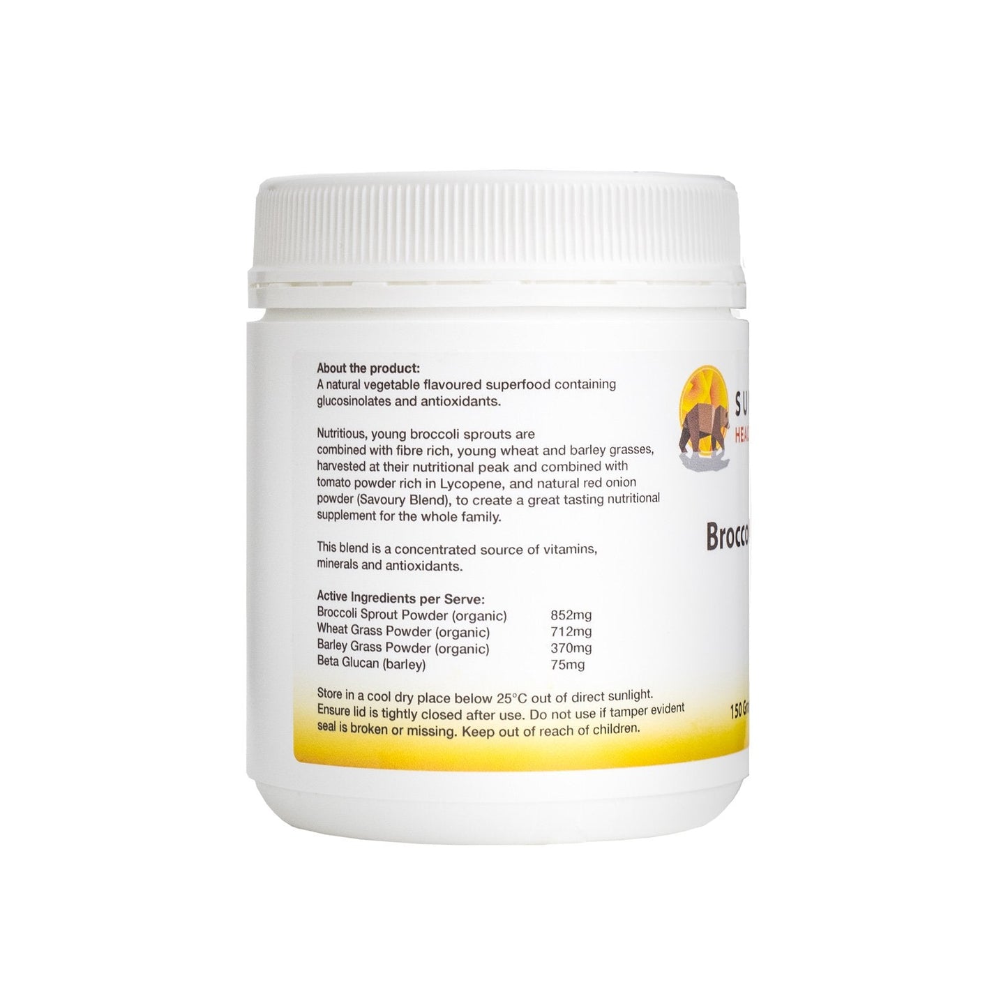 Sunbear Health Supplies - BroccoGuard - 150 Grams