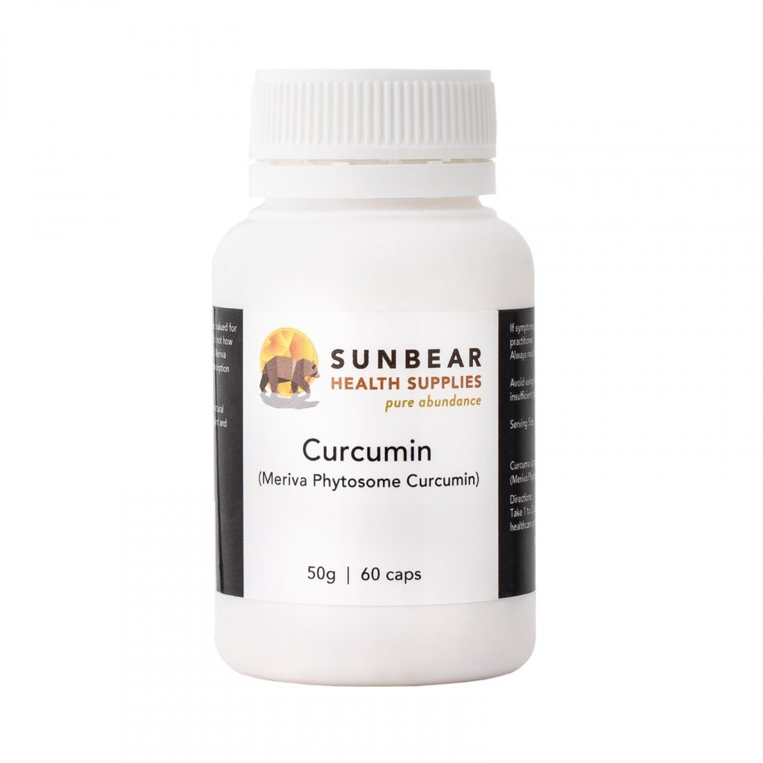 Sunbear Health Supplies - Curcumin 500mg - 60 caps