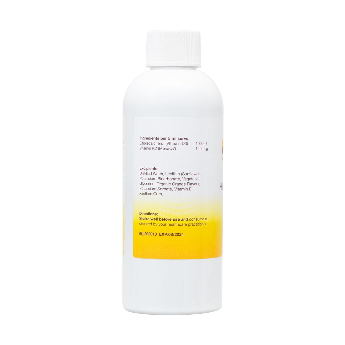 Liposomal D3/K2 200ml - Sunbear Health