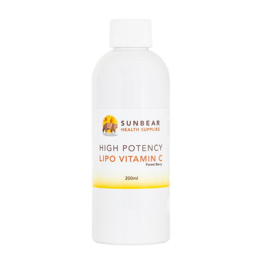 High Potency Lipo C - Orange Flavour - Sunbear Health Supplies - 200ml