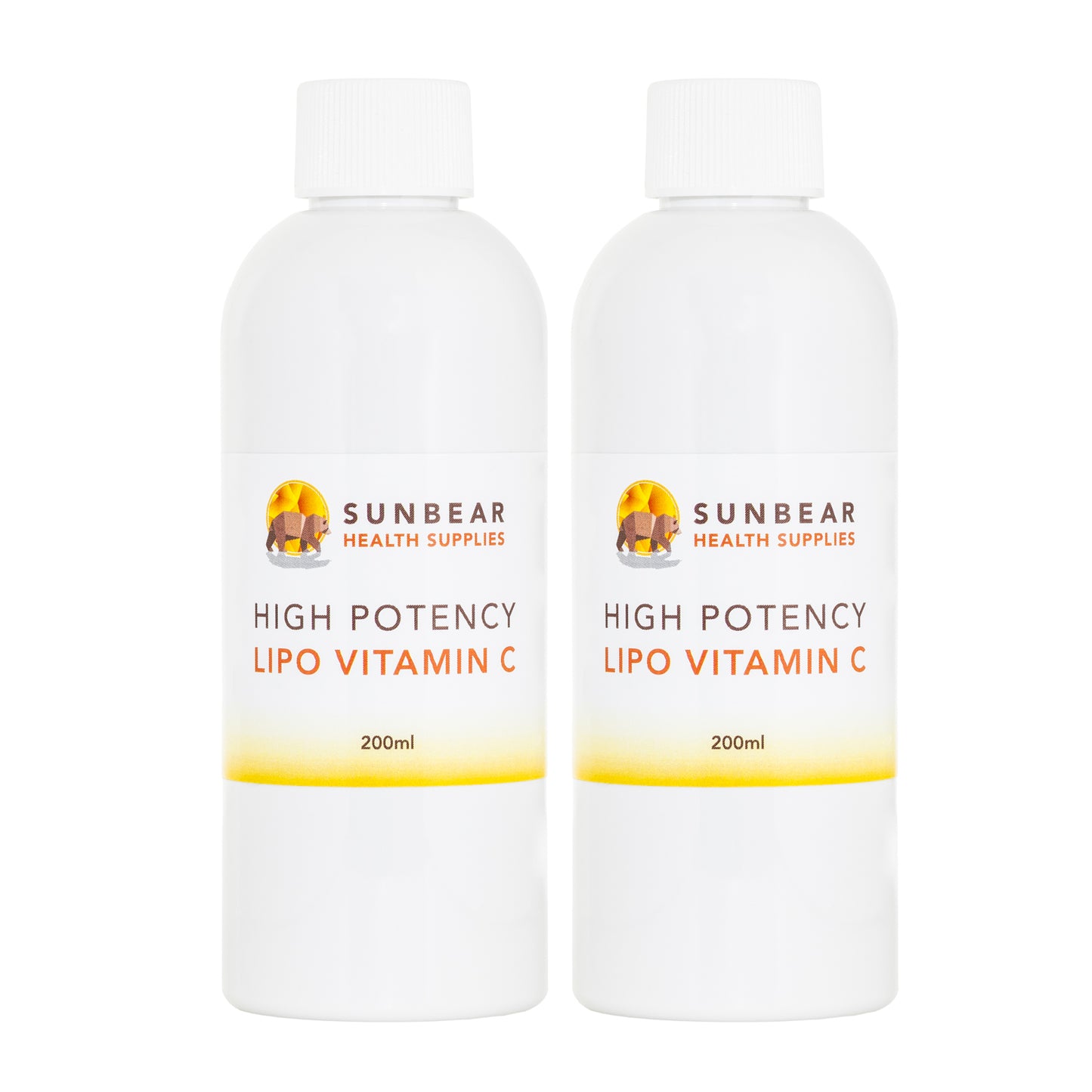 High Potency Lipo C Berry - Sunbear Health Supplies - 200ml x 2 bottles