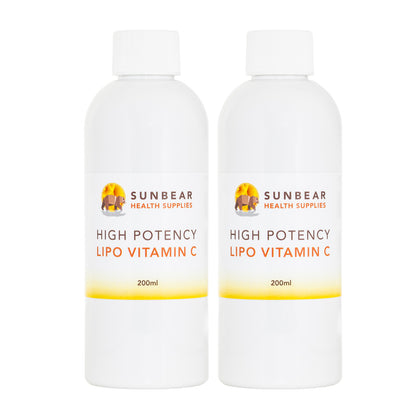 High Potency Lipo C Berry - Sunbear Health Supplies - 200ml x 2 bottles