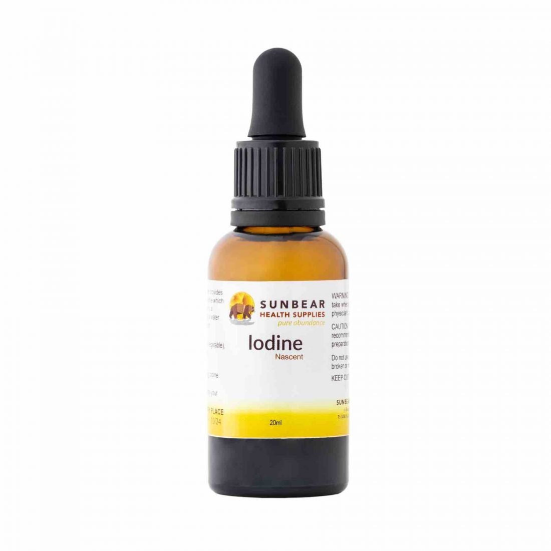 Sunbear Health Supplies - Iodine Organic 20ml