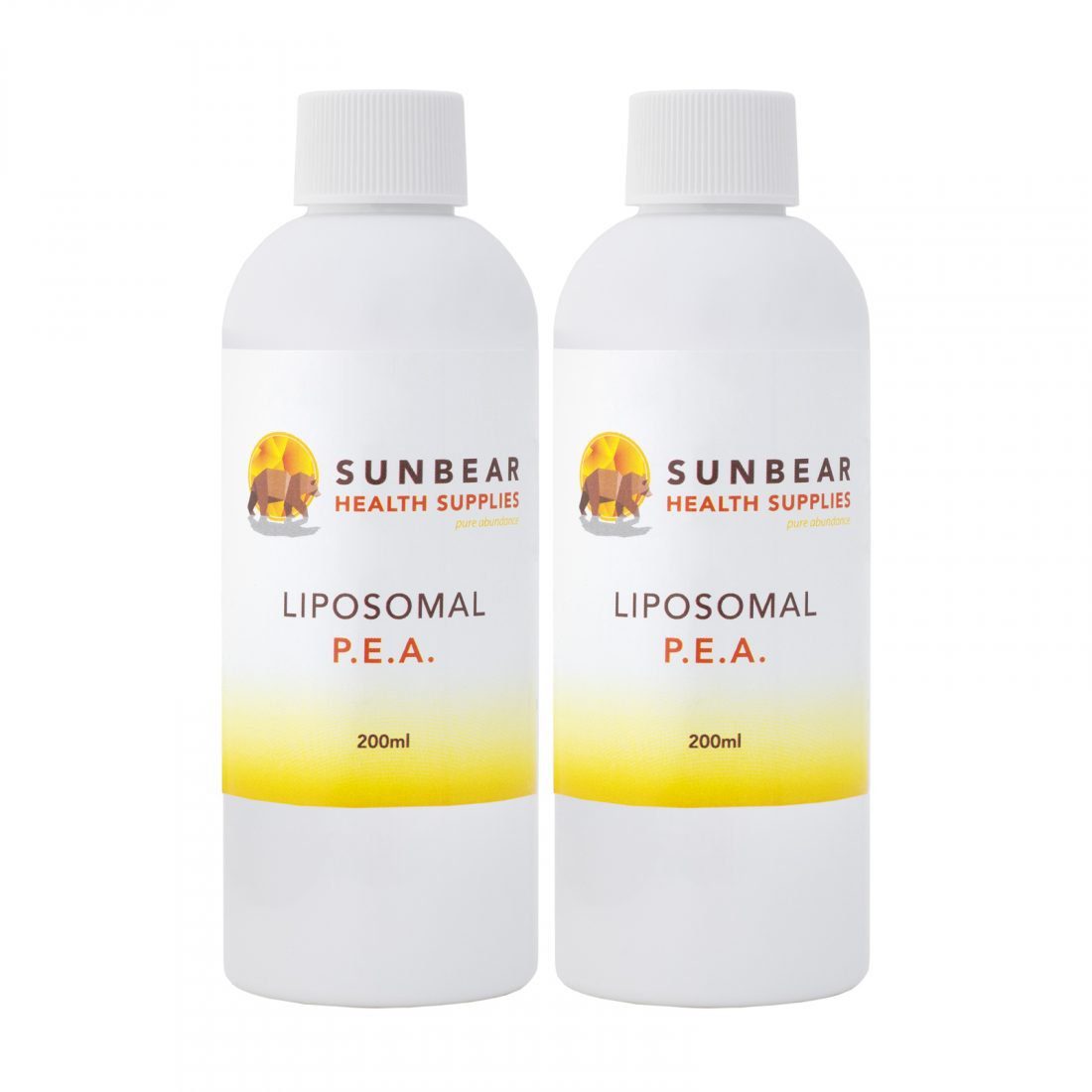 Sunbear Health Supplies - Liposomal PEA (Palmitoylethanolamide) x 2 - 200ml