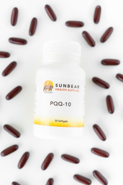 Sunbear Health Supplies - PQQ  - PQQ10  and CoQ10 - 30 Softgels - Sunbear Health Supplies