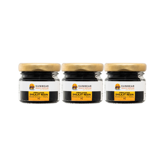 Sunbear Himalayan Shilajit Resin 20g x3