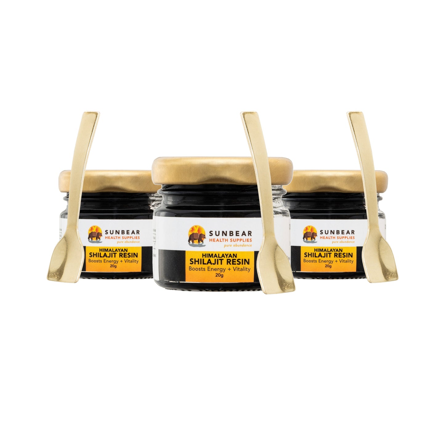 Sunbear Health Premium Shilajit - 120g & Shilajit Resin 20g